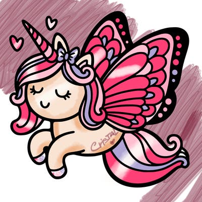 unicorn butterfly
