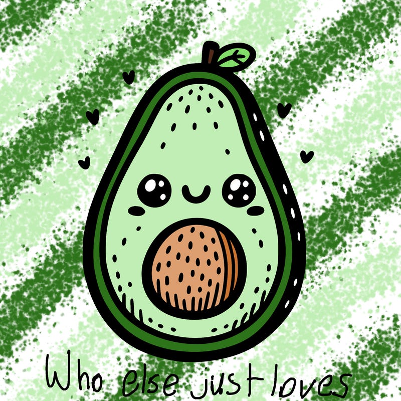 cute avocado