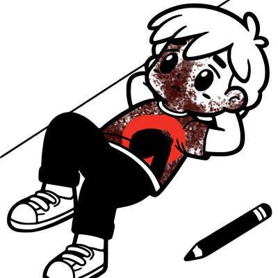 boy lying on the floor