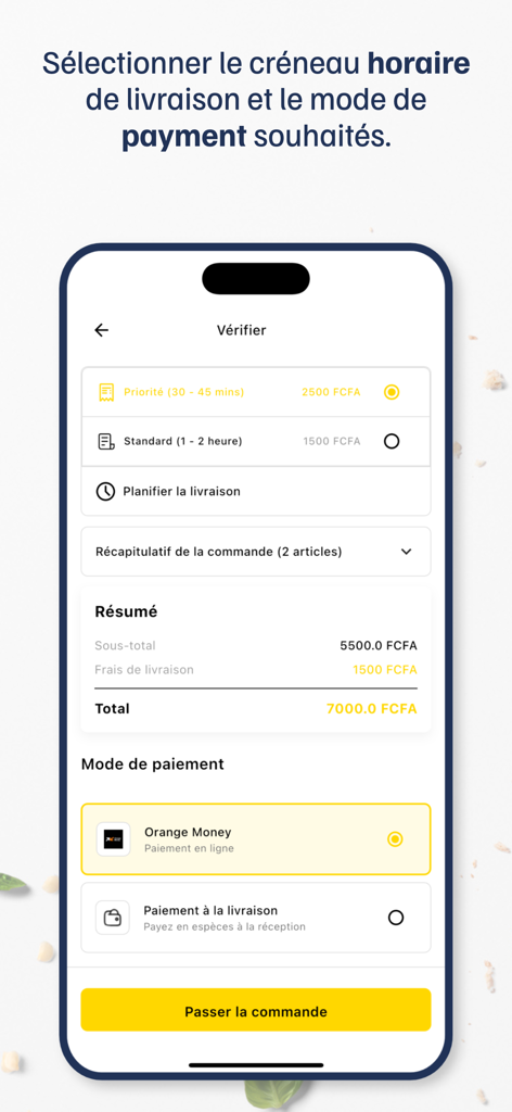 Shopreate - Store - Checkout screen of the Shopreate app showing delivery and payment selection