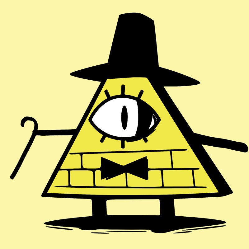 bill cipher from gravity falls