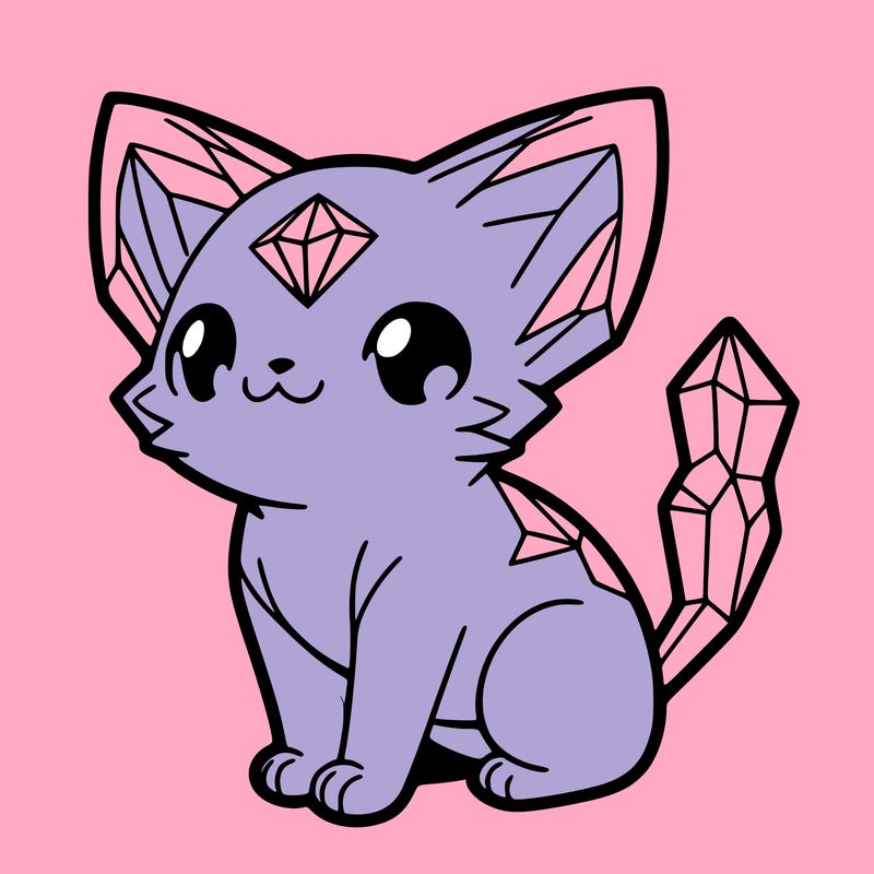 crystal kitten