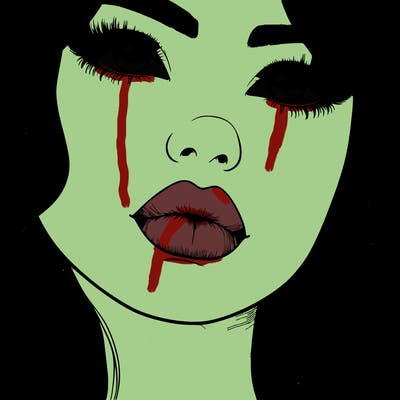 really realistic girl with lips