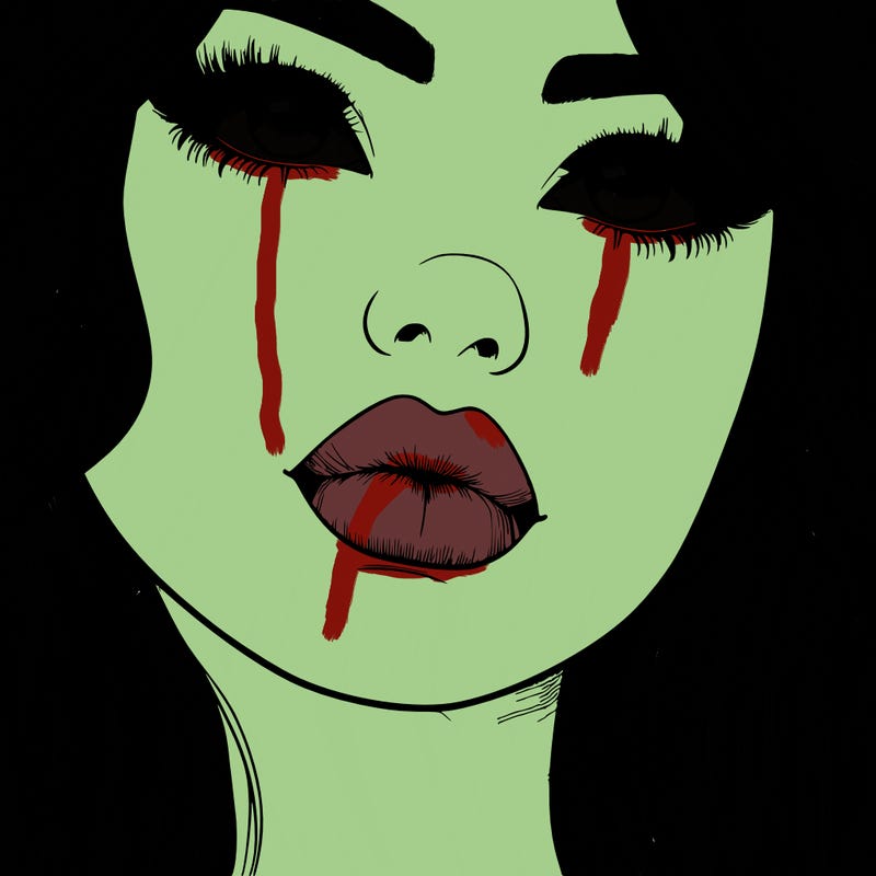really realistic girl with lips
