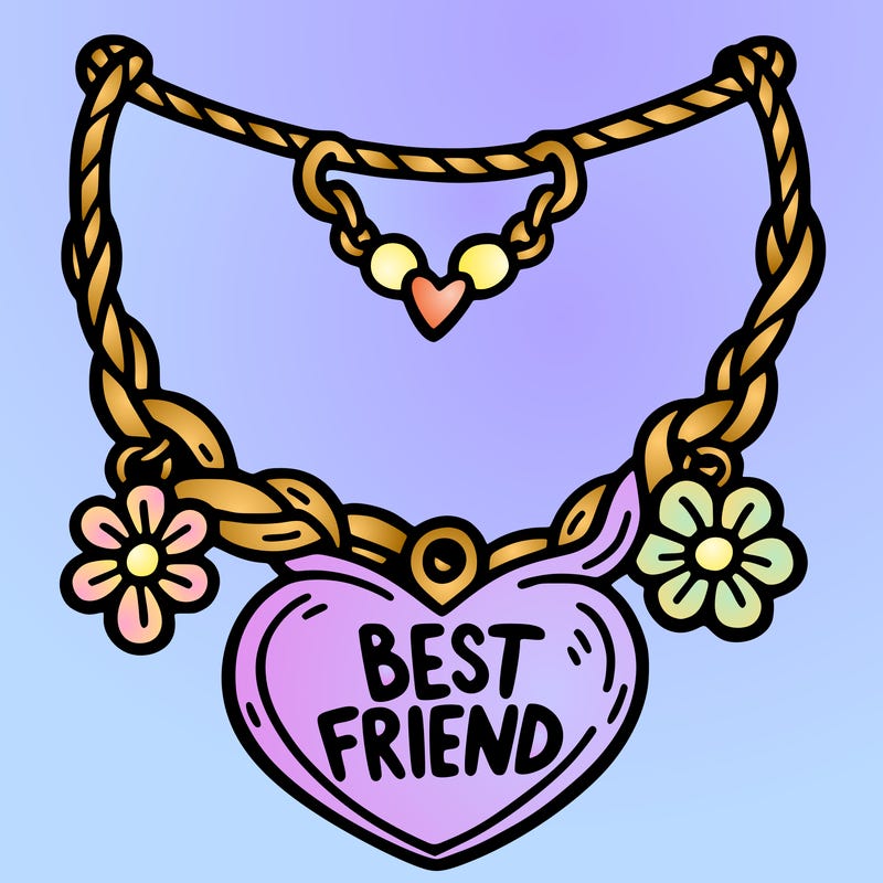 best friend necklace