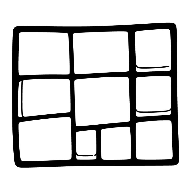 squares without drawings