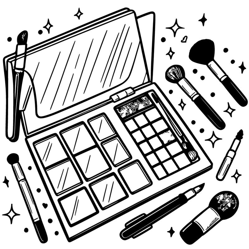 makeup pallet