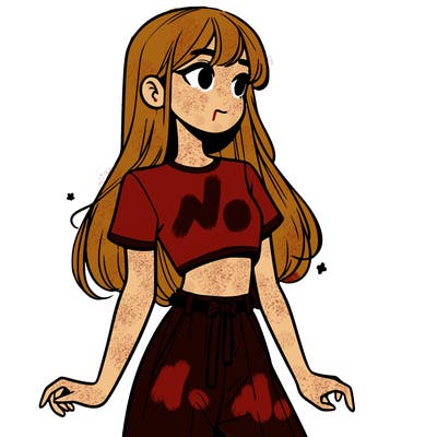 girl in a cute crop top