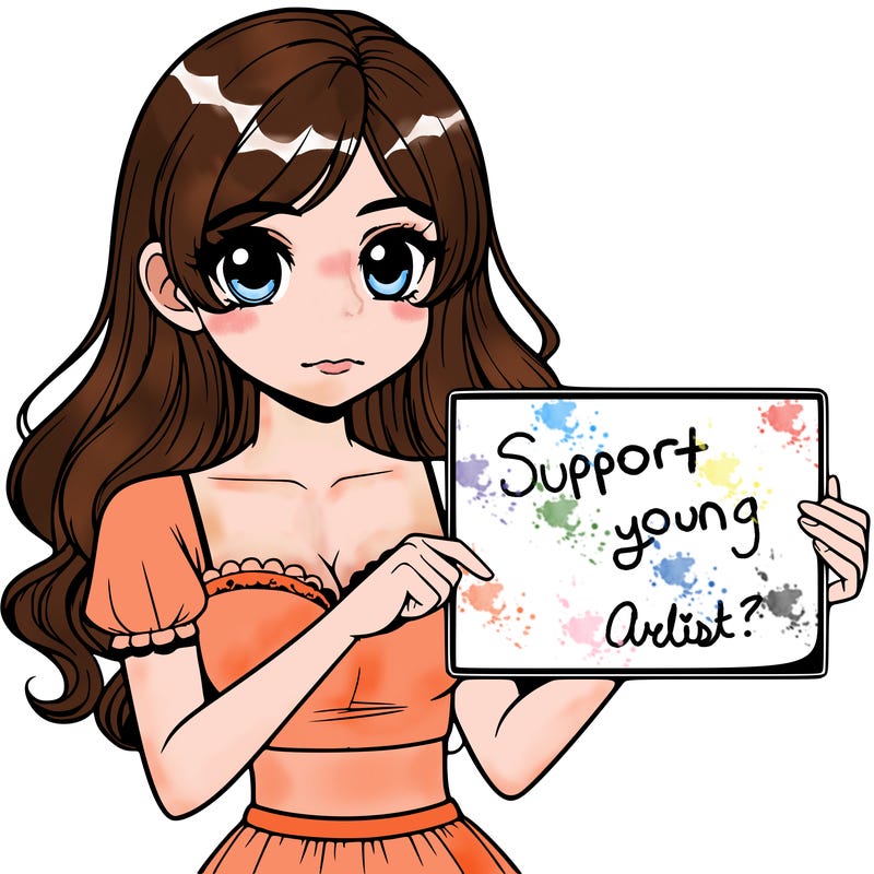 realistic pretty girl holding blank sign