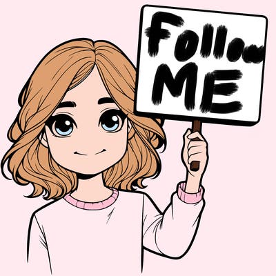realistic girl holding up a sign