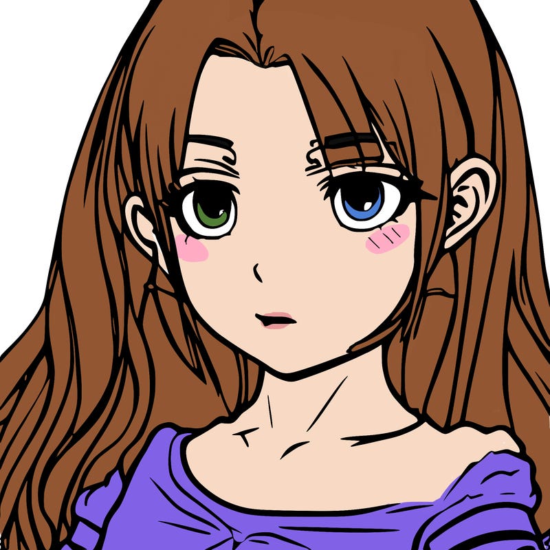manga character girl