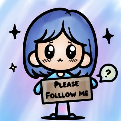 please follow me