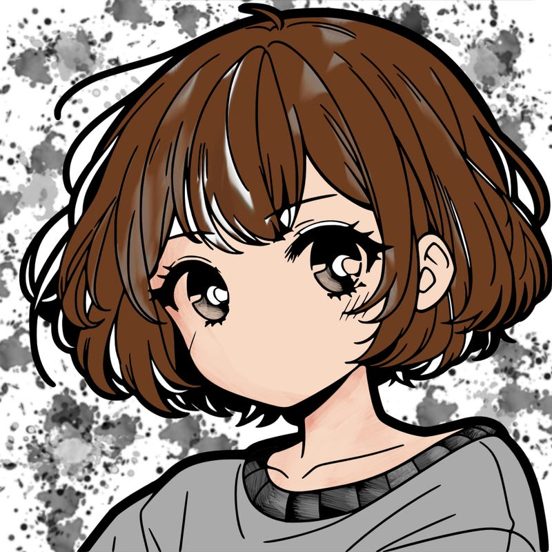 cool anime girl with short hair