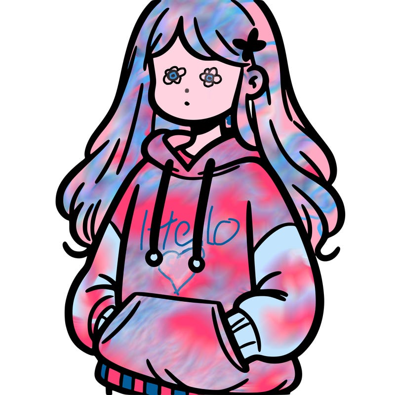 girl in sweatshirt