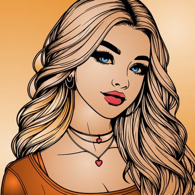 detailed realistic girl