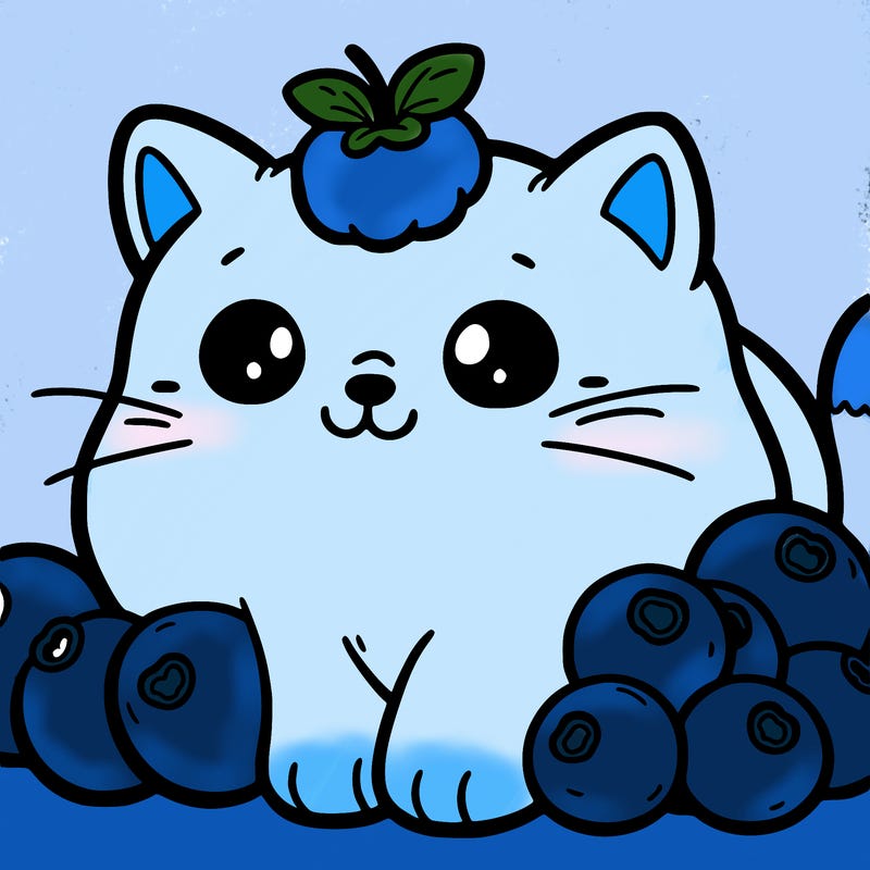 blueberry cat