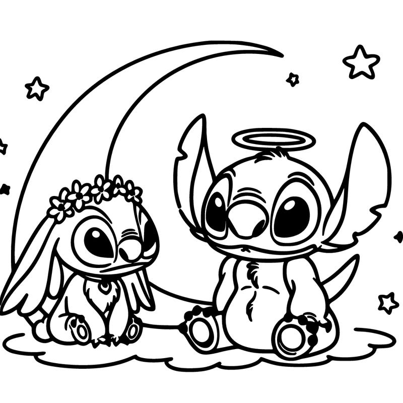 stitch and angel