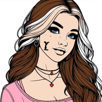detailed realistic girl
