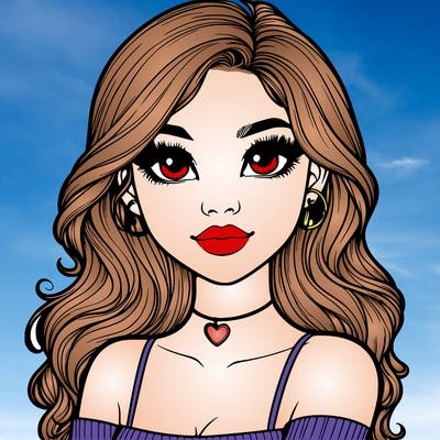 realistic pretty girl