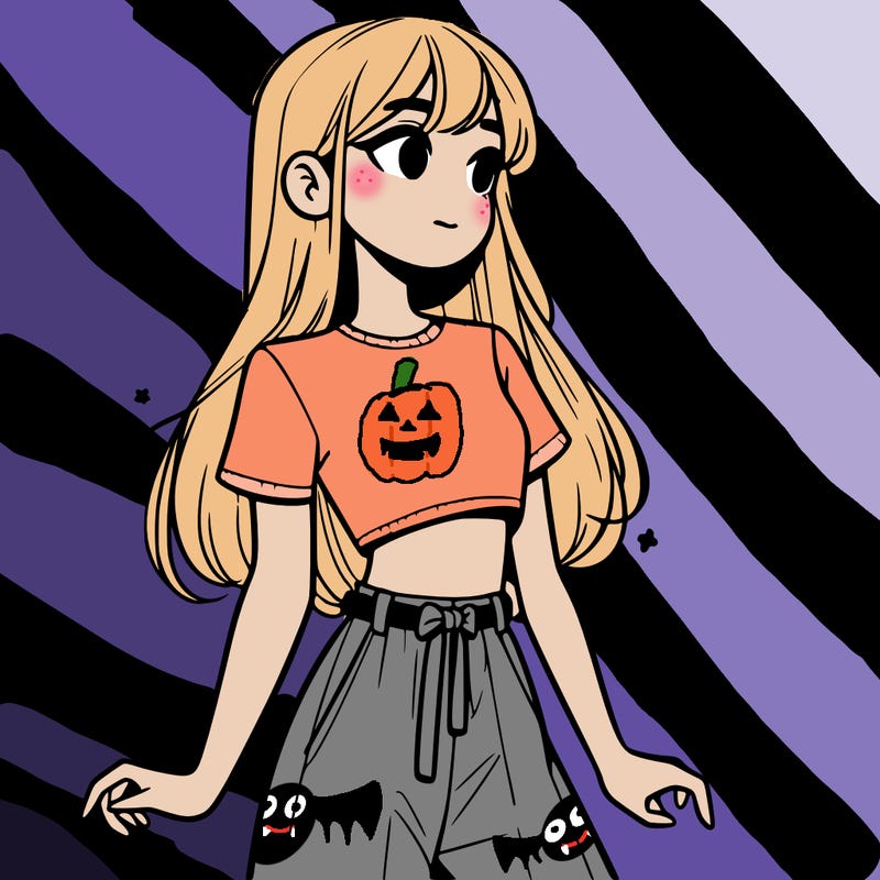 girl in a cute crop top