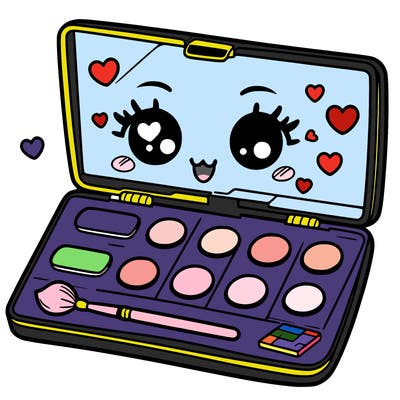 makeup pallet