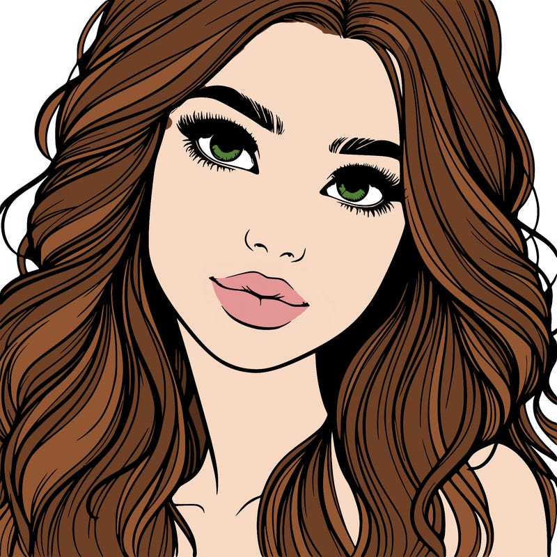 beautiful realistic girl