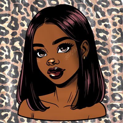 realistic black girl