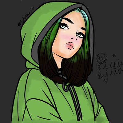 a realistic girl in a hoodie