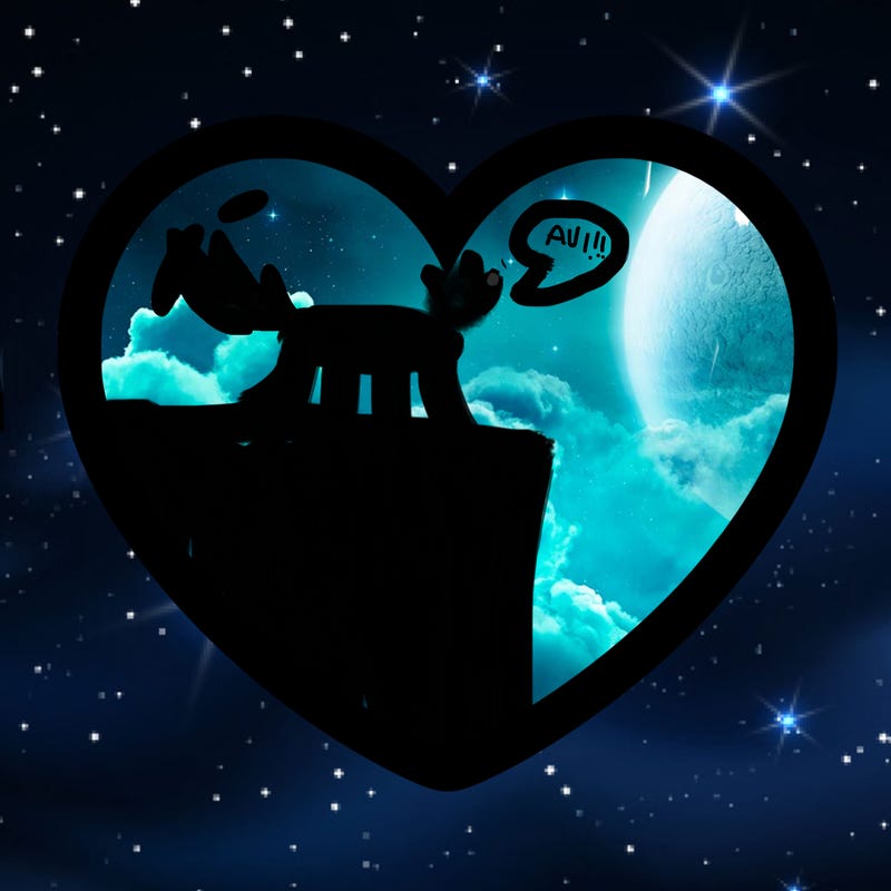 a blank heart