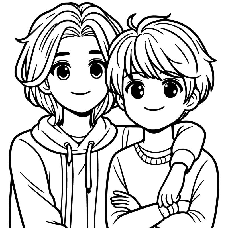 two friends together