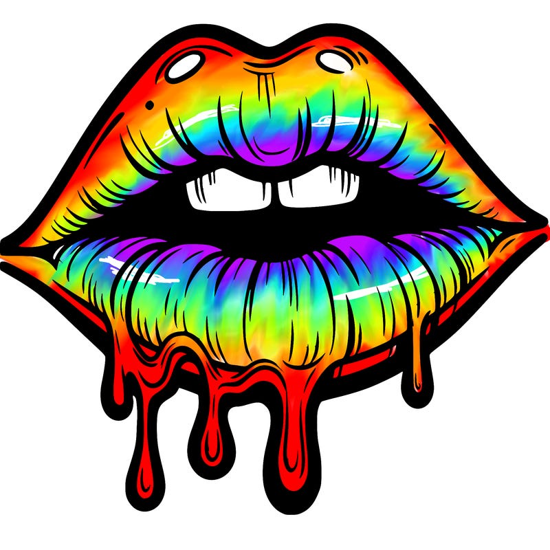 lips that look realistic and drip