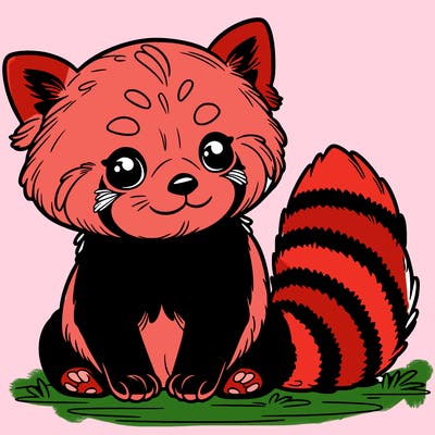 red panda