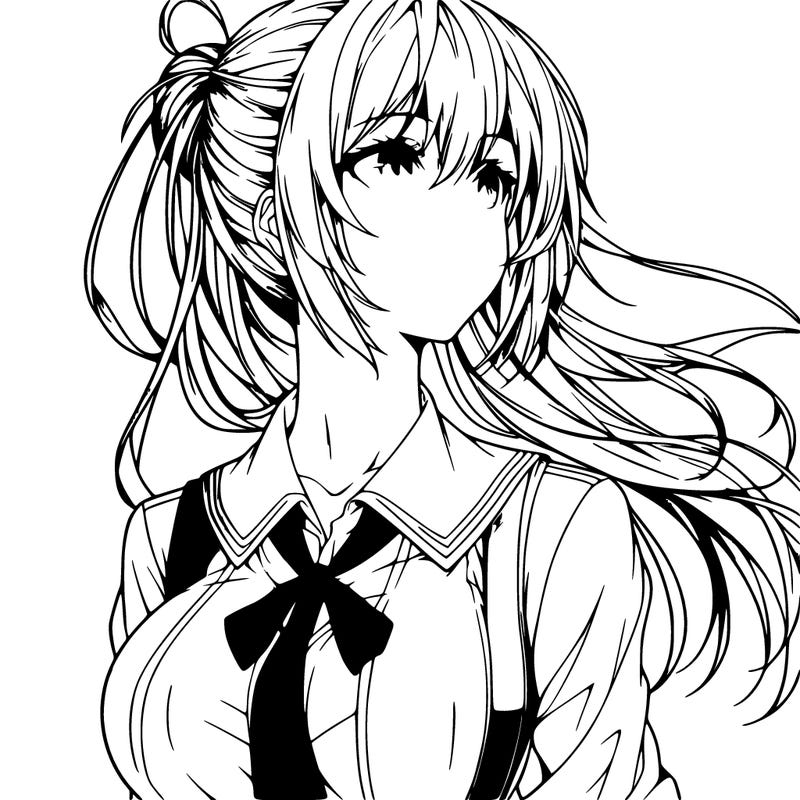 realistic anime woman