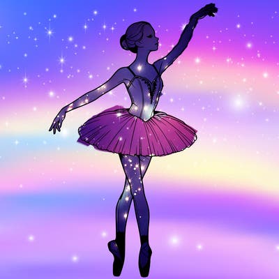 realistic ballerina
