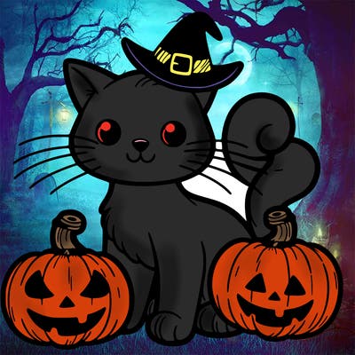 halloween cat
