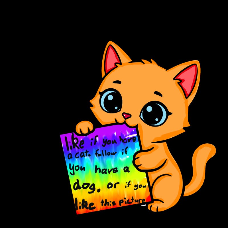 a small cat with a blank sheet of paper in its hand. the cat is sooooooo cute!