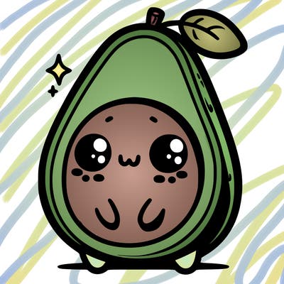 cute avocado