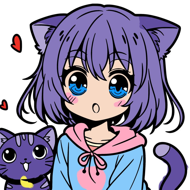 cat anime girl