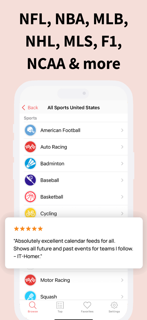 Sports Schedules & Holidays - Productivity App | MWM