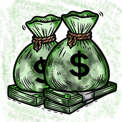 bags of money