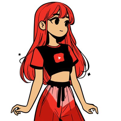 girl in a cute crop top