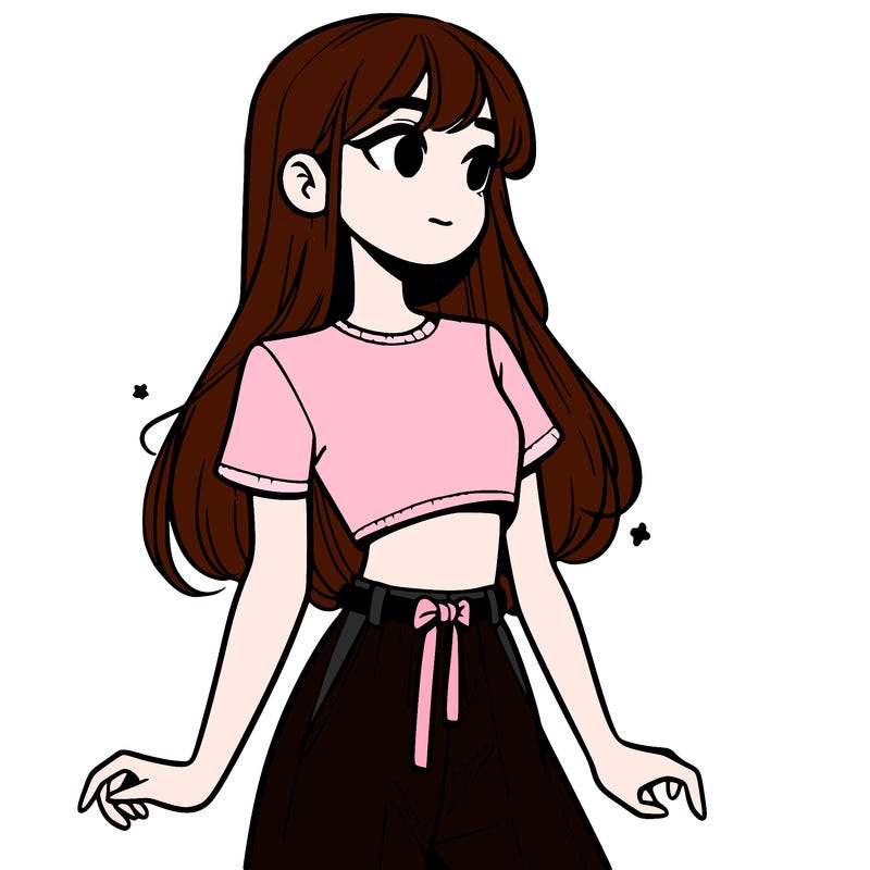 girl in a cute crop top