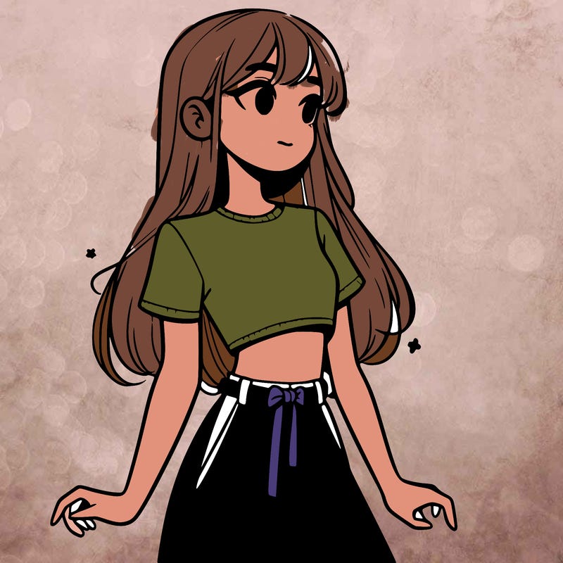 girl in a cute crop top