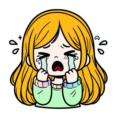 crying girl