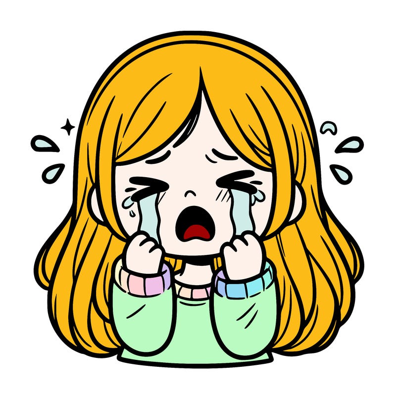 crying girl