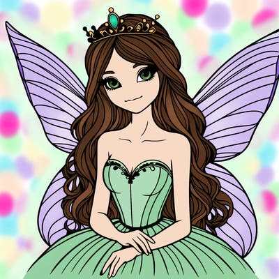 realistic fairy princess