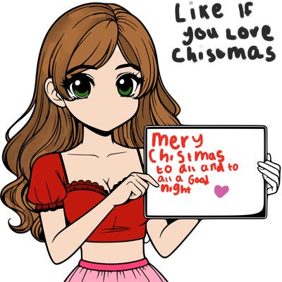 realistic pretty girl holding blank sign