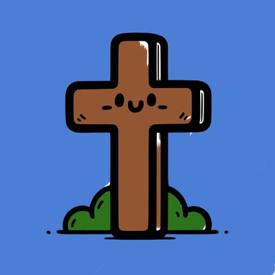 simple christian cross