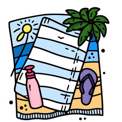 easy beach towel