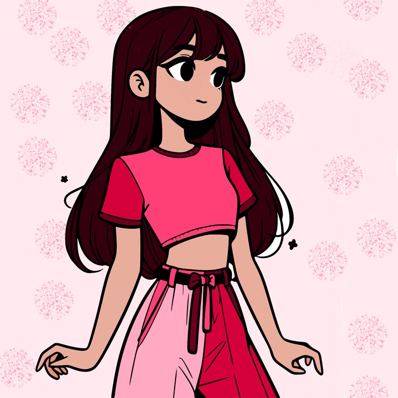 girl in a cute crop top